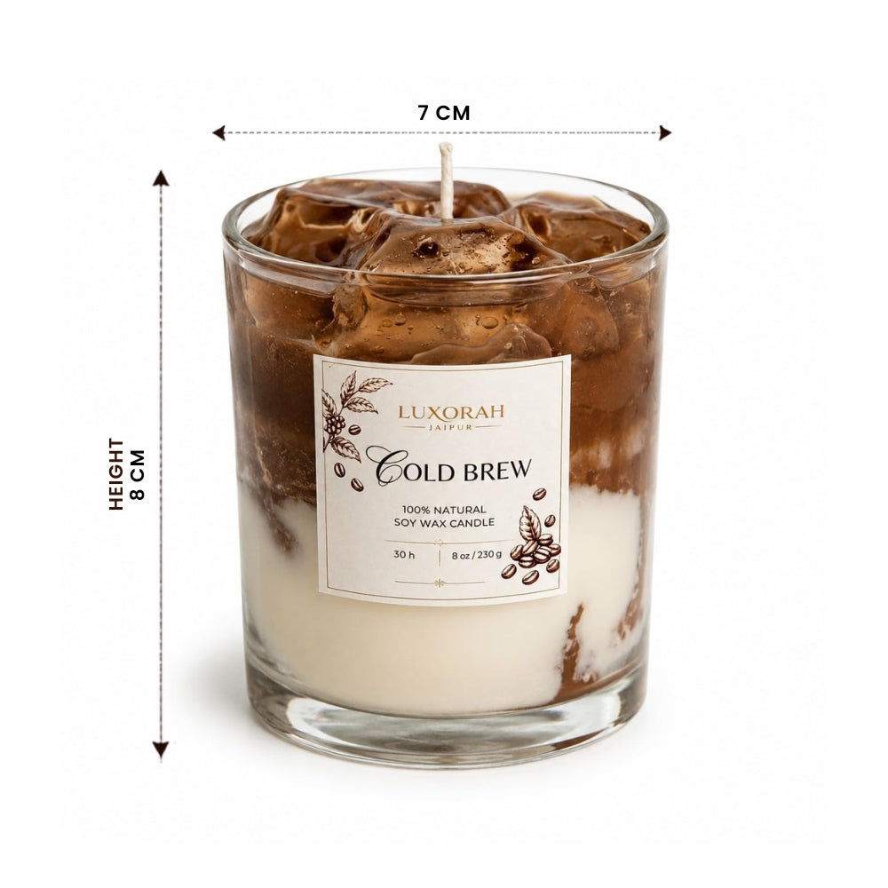 Coffee Latte Soy & Gel Wax Candle