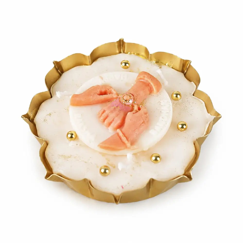 Jasmine Raksha Bandhan Urli Candle