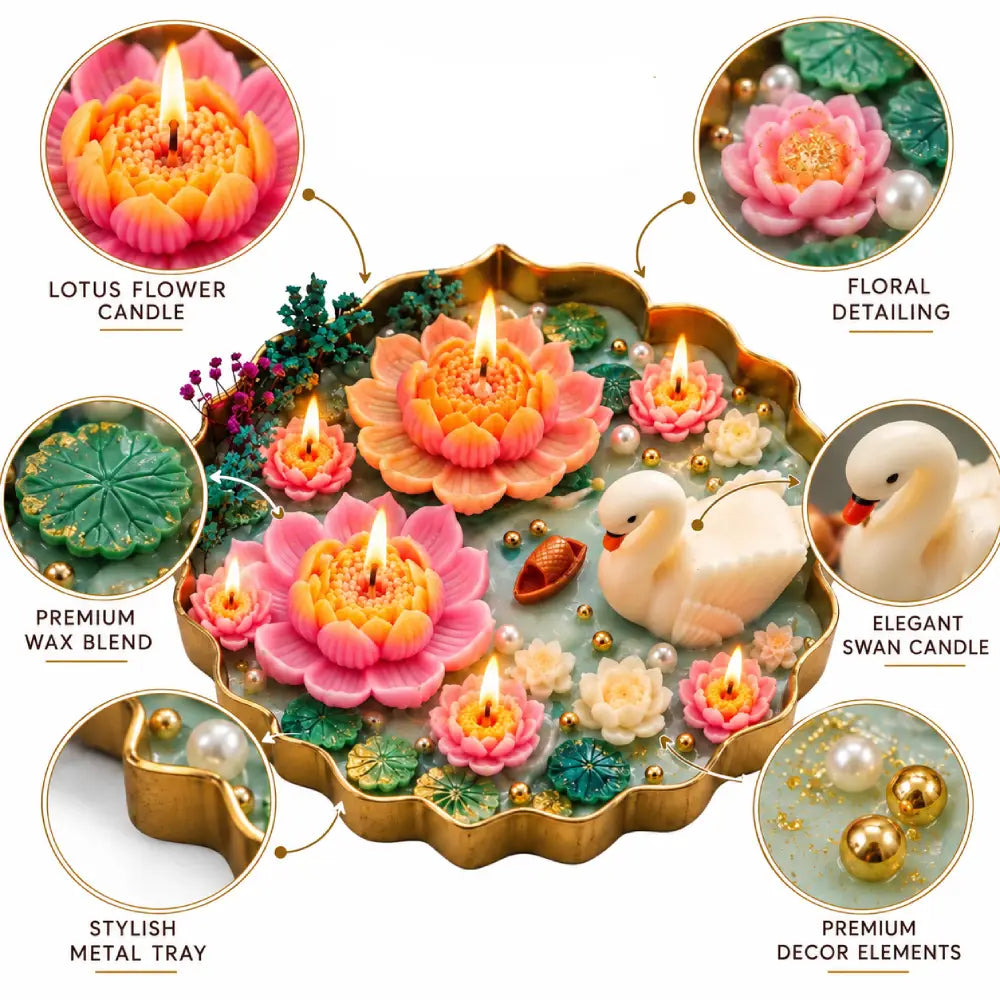 Lotus Garden Urli Soy Wax Candle