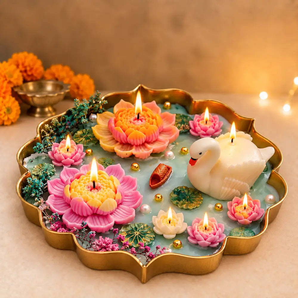 Lotus Garden Urli Soy Wax Candle