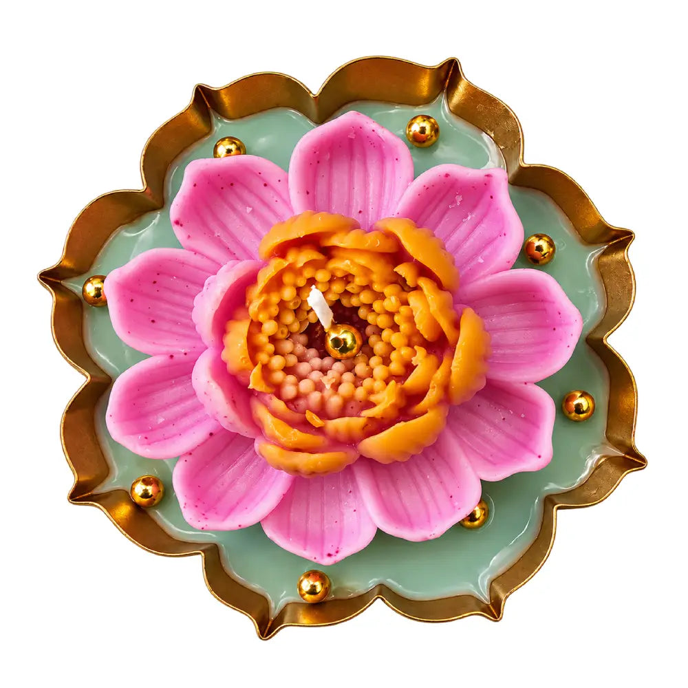 Lotus Bloom Urli Candle