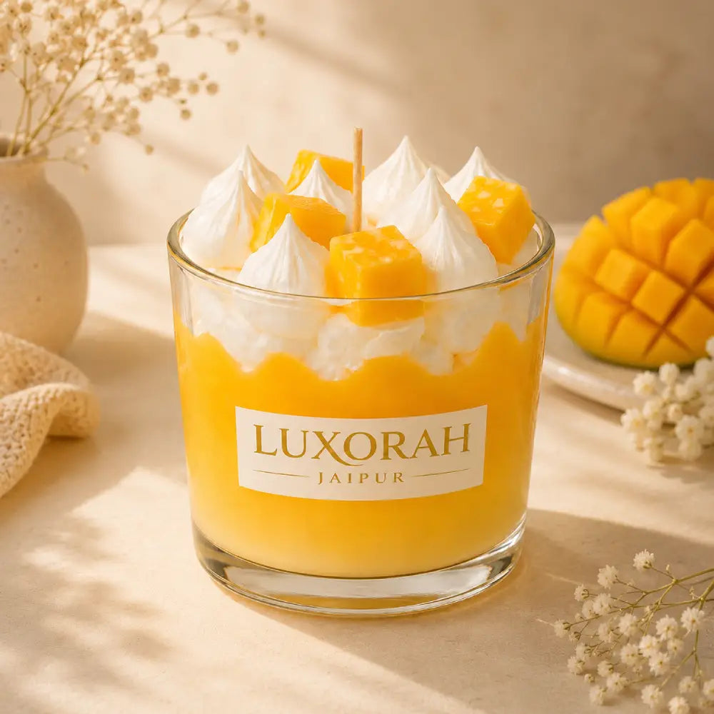 Mango Bloom Mango Scented Soy Wax Jar Candle