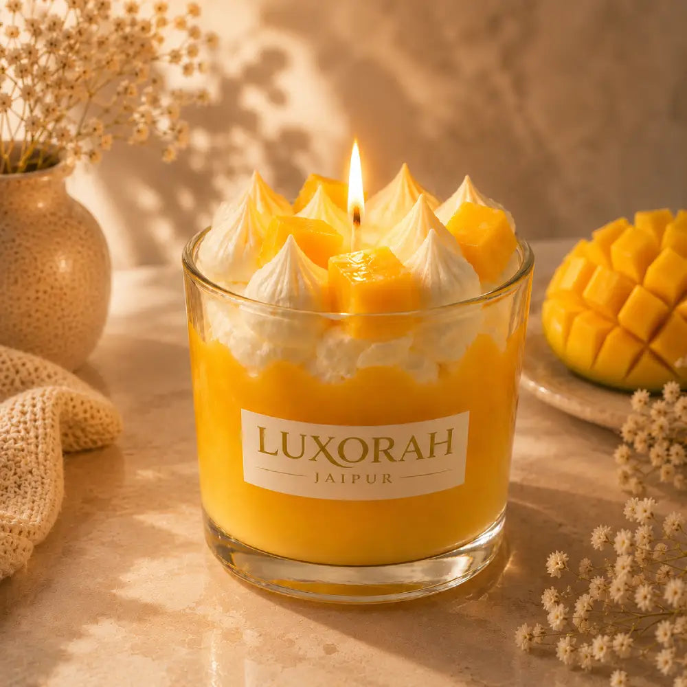 Mango Bloom Mango Scented Soy Wax Jar Candle