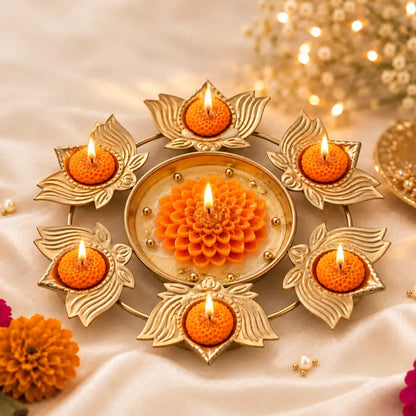 Marigold Urli Soy Wax Candle Set