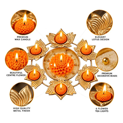 Marigold Urli Soy Wax Candle Set