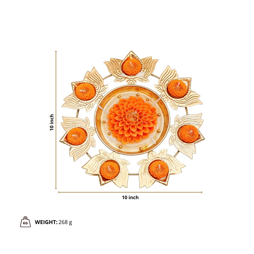 Marigold Urli Soy Wax Candle Set