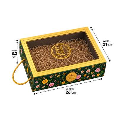 Rakhi Gift Hamper with Wooden Bowl Candles
