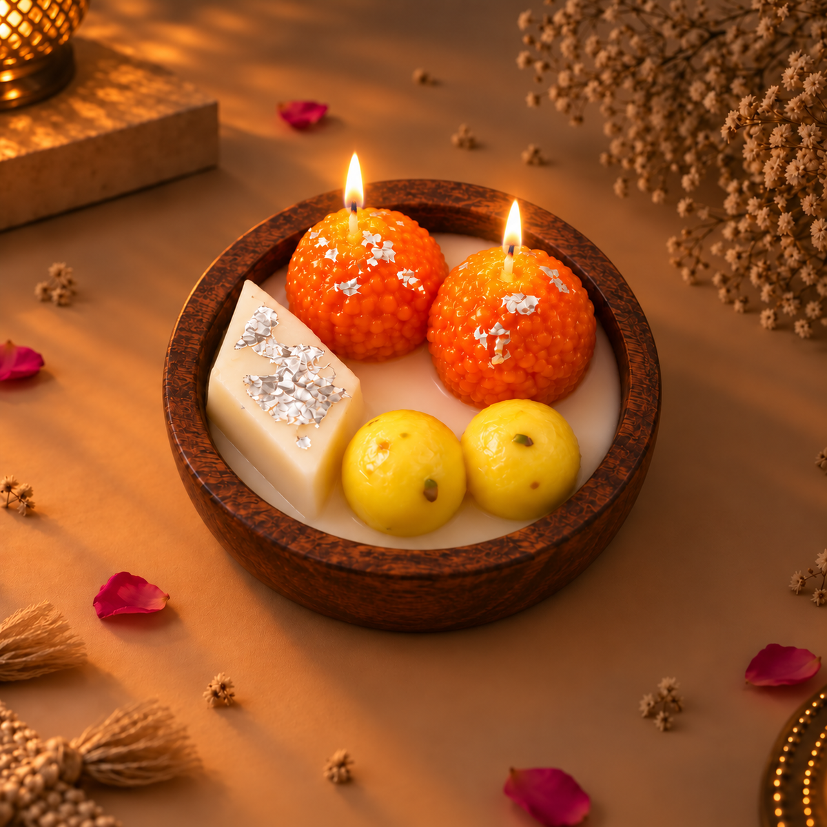 Royal Soy Wax Mithai Candle