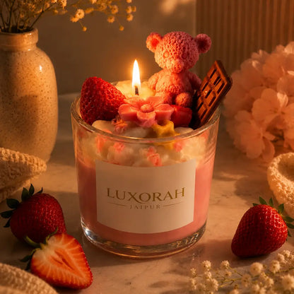Berry Bliss Strawberry Soy Wax Jar Candle
