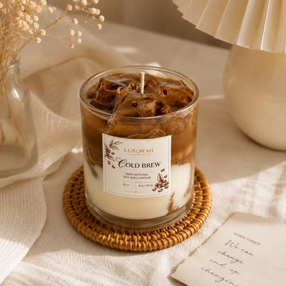 Coffee Latte Soy & Gel Wax Candle