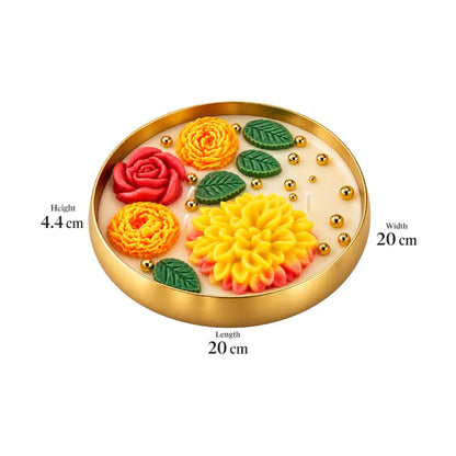 Marigold Garden Glow Vanilla Soy Wax Urli Candle
