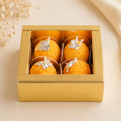 Laddu Mithai Candles – Set of 4