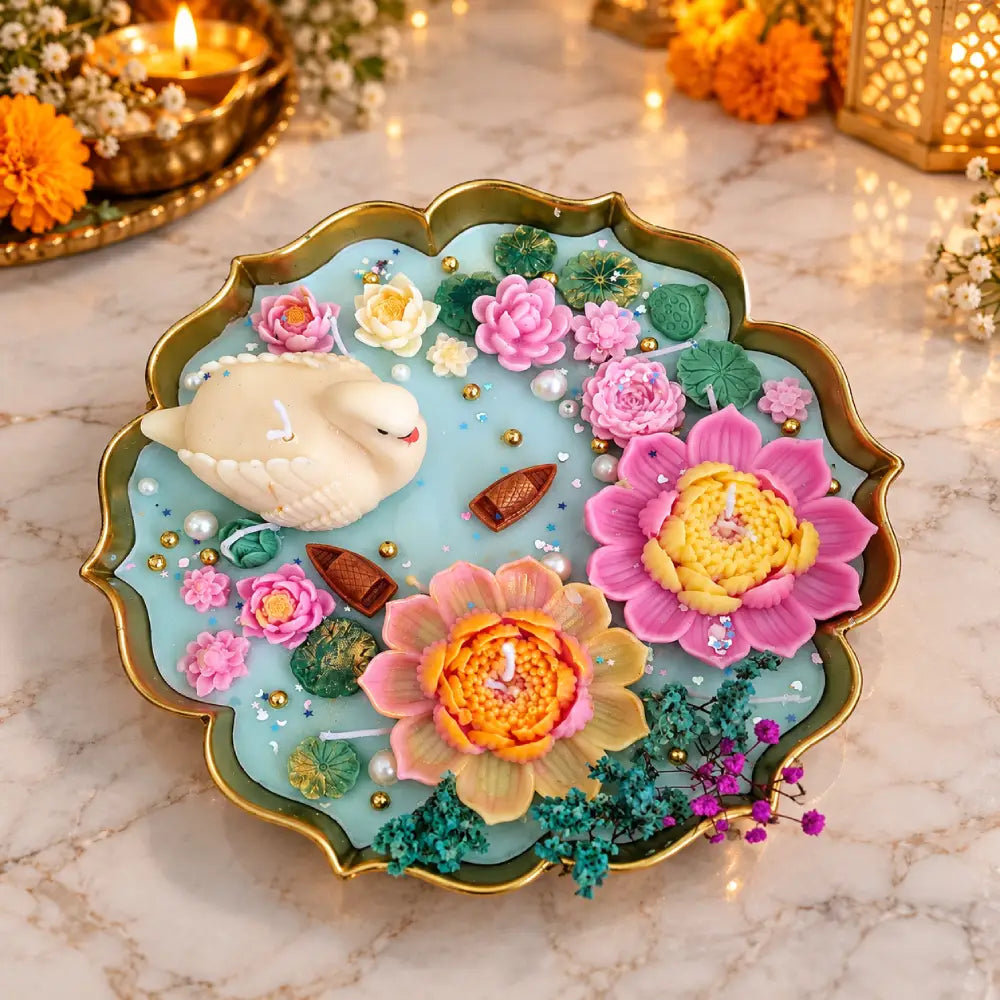 Lotus Garden Urli Soy Wax Candle