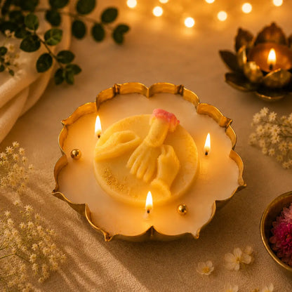 Rakhi special Urli Candle